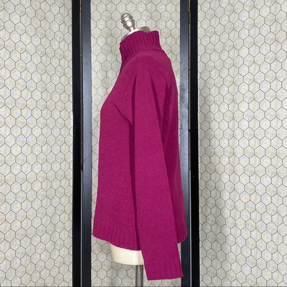 Cherokee Raspberry Fiz Zip Up Cardigan Sweater - Picture 3 of 10